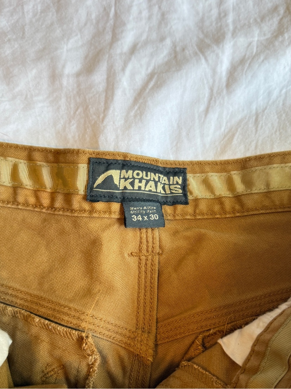Mountain Khakis Men's Tan Work Chinos